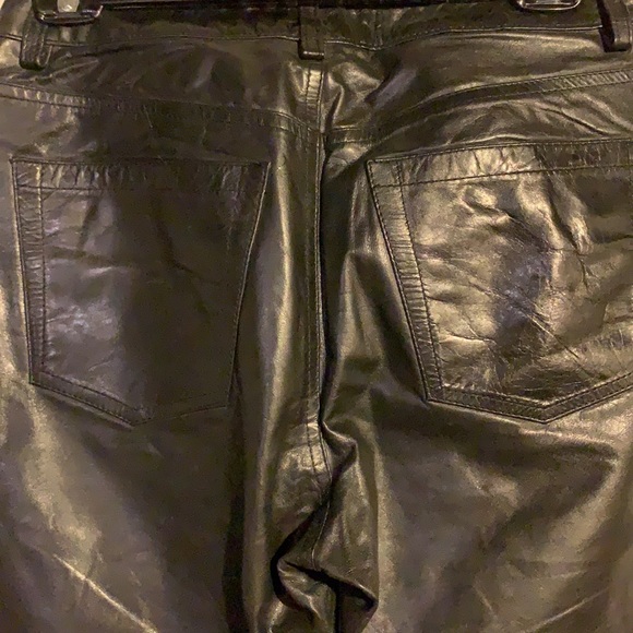 2000 Gap Leather Bootcut Jeans just like The Melina Aritzia Pants! - Picture 5 of 5